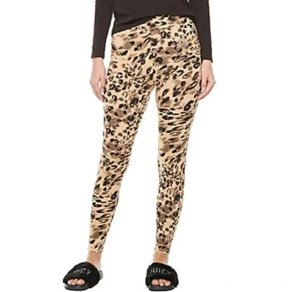 Juicy by juicy couture cheetah print leggings - Picture 1 of 4
